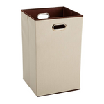 Amazon Basics Foldable Laundry Basket Hamper (14" x 14" x 23")