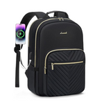 Lovevook Mochila profesional impermeable para portátil de 15,6" con puerto USB