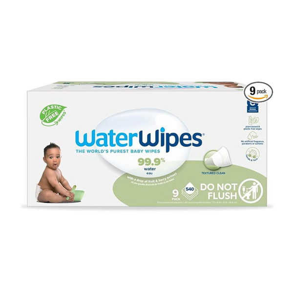 540 Count Water Based Wipes, The World’s Purist Baby Wipes