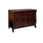 Delta Children Universal 6 Drawer Dresser with Interlocking Drawers