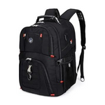 Mochila para portátil de viaje Shrradoo 52L de 17" con puerto de carga USB