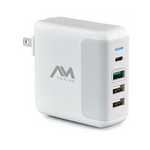 Amlink 40W 4 puertos USB Type-C QC 3.0 Bloque de carga rápida de pared