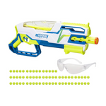 Nerf Hyper Siege-50 Pump-Action Blaster with 65 Rounds and Safety Glasses