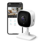 TP-Link Tapo 1080P Indoor Security Camera, Night Vision, Cloud & SD Card Storage (Tapo C100)