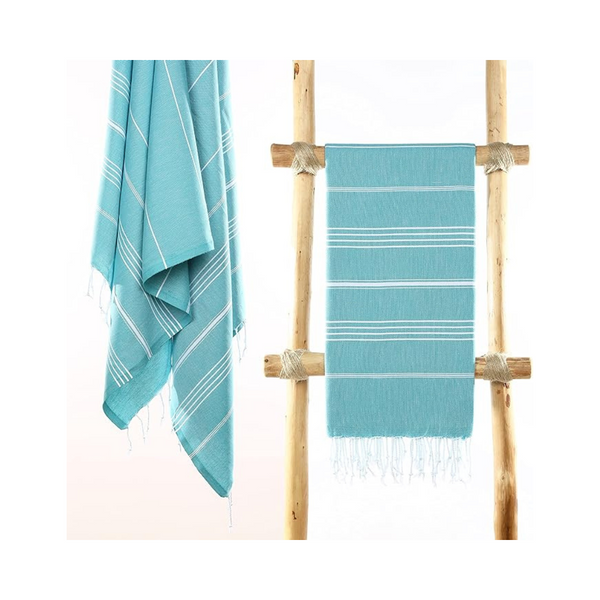 Cacala 100% Cotton Lightweight & Thin Turkish Beach Towel