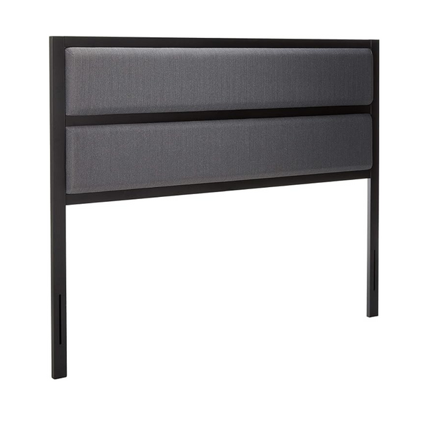 Zinus Jessica Modern Studio Upholstered Metal Queen Size Headboard