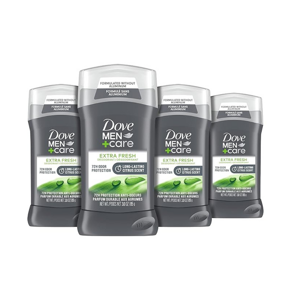 Dove Men+Care Deodorant Stick for Men Extra Fresh (4 Count)