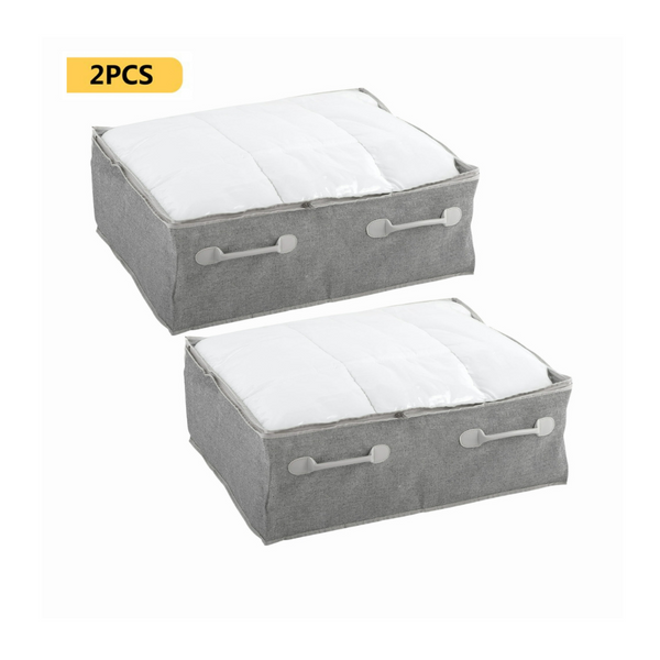 2-Piece Better Homes & Gardens Compartment Underbed Zippered Storage Bin Set