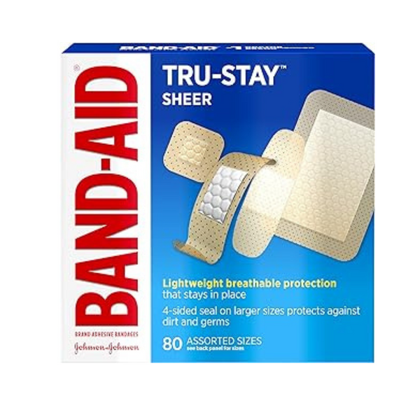 80-Count Band-Aid Tru-Stay Strips Adhesive Bandages