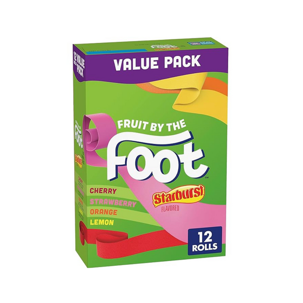 Betty Crocker Fruit by the Foot Fruit, Starburst, Variety Pack (12 ct)