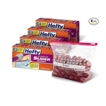 Bolsas de calendario de almacenamiento deslizantes Hefty, tamaño de un cuarto (40 unidades, 4 paquetes)