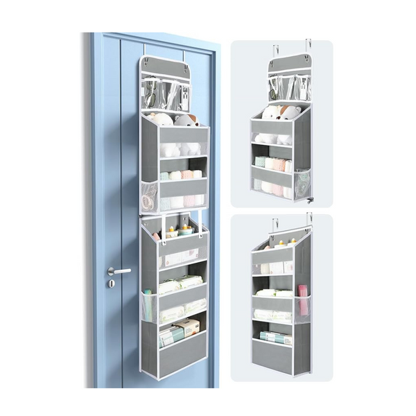 Yecaye 6-Shelf Heavy-Duty Bathroom Closet Organizers and Storage