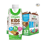 Pack de 12 Batido de Proteínas Nutricional Orgánico para Niños (Chocolate o Vainilla) Orgain