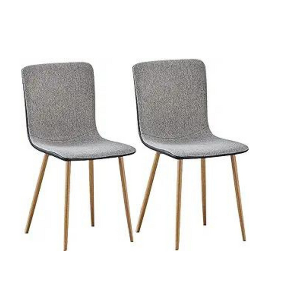 Juego de 2 cómodas sillas laterales para comedor FurnitureR