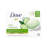 Paquete de 14 barras de jabón humectante Dove Cool, 3.75 oz