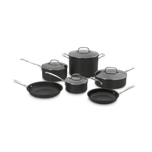 Cuisinart 10-Piece Chef's Classic Nonstick Hard-Anodized Cookware Set