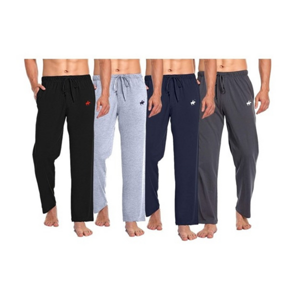 4-Pack Pacific Polo Club Men's Lounge Pants with Pockets