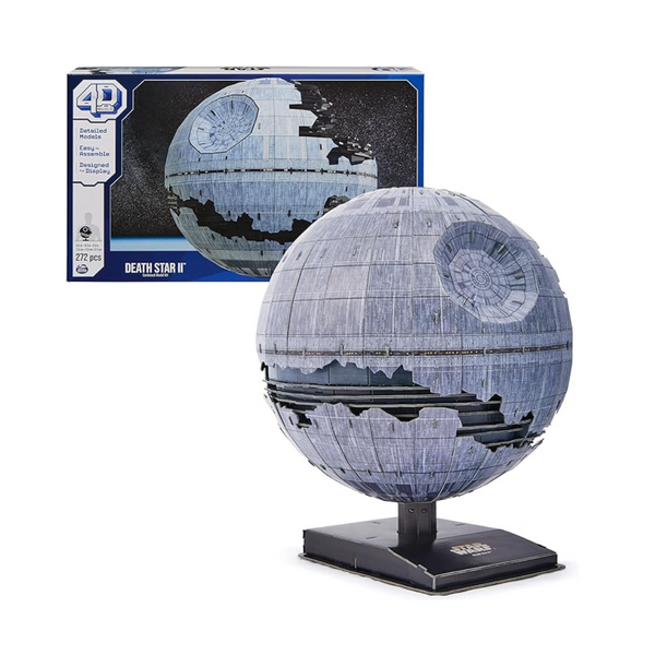 272-Piece 4D Build Star Wars Deluxe Death Star II Cardstock Model Kit