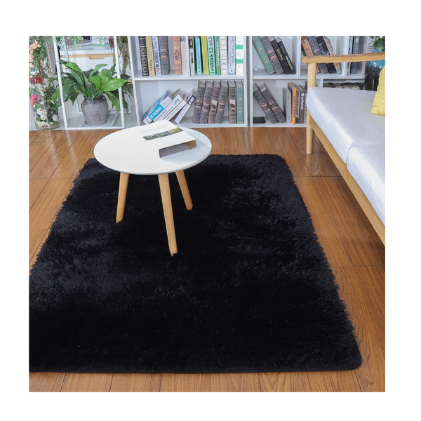 Merelax Alfombra suave antideslizante moderna para interiores (2' x 3')