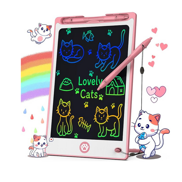 Hockvill Kids 8.8" Magnetic Doodle Board LCD Writing Tablet (2 Colors)