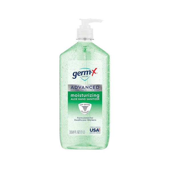 Germ-x KDesinfectante de manos avanzado con aloe y vitamina E (1 litro)