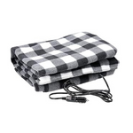 Stalwart 12-Volt Electric Portable Heated Throw Car Blanket