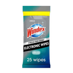 Las toallitas prehumedecidas para dispositivos electrónicos Windex de 25 unidades brindan un brillo sin rayas