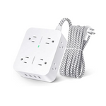 Hanycony 8 Widely Outlets with 4 USB Charging Ports