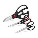 3-Pack QtoiKce Stainless Steel Sharp Kitchen Scissors