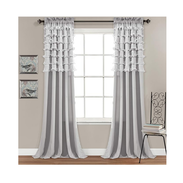 Juego de paneles de cortinas Avery de Lush Decor (54 pulgadas de ancho x 84 pulgadas de largo)