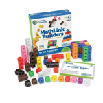 100-Piece Learning Resources Stem Explorers MathLink Builders Activity Set