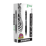 Paquete de 12 bolígrafos retráctiles de punta fina Zebra Pen Z-Grip de 0,7 mm