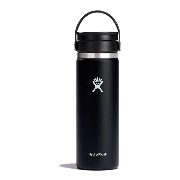 Botella Hydro Flask de boca ancha de acero inoxidable con tapa flexible para sorber