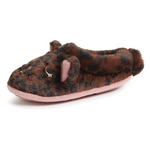 Dearfoams Kids Washable Animal Critter Slippers