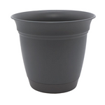 The HC Companies 6'' Eclipse Round Planter with Saucer