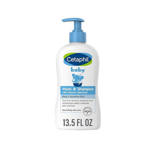 Cetaphil Baby Wash & Shampoo with Organic Calendula (13.5 Fl. Oz)