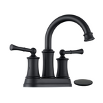 Hangoro 2 Lever Handles Centerset Faucet Faucets with Pop Up Drain