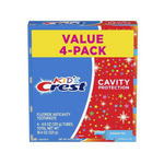 Crest Kids Cavity Protection Toothpaste, Sparkle Fun Flavor (4.6 oz 4 Pack)