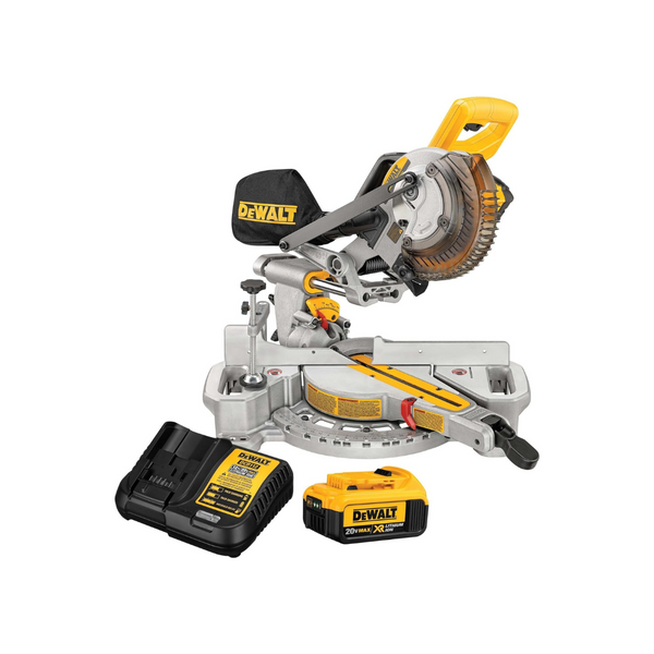 20V DeWALT MAX 7.25" Cordless Sliding Miter Saw w/ Battery & Charger