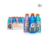 Paquete de 12 paquetes variados de Gatorade Original Thirst Quencher de 3 sabores (botellas de 20 onzas líquidas)