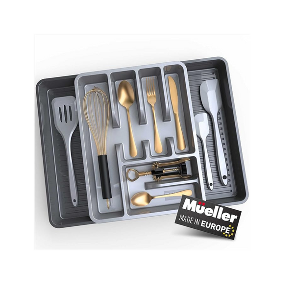 Mueller Large Flatware Kitchen Drawer Organizer (19.7" x 15")