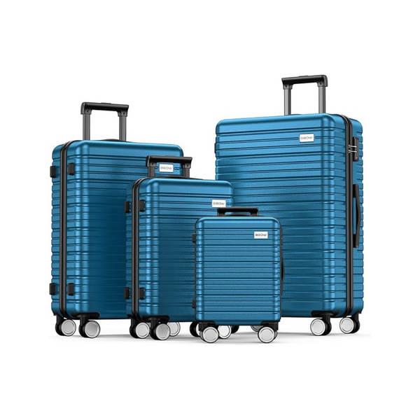 4-Piece Expandable Durable Lightweight Luggage Sets