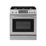 Insignia 4.8 Cu. Ft. Slide-In Gas Convection Range with Self Clean and Air Fry