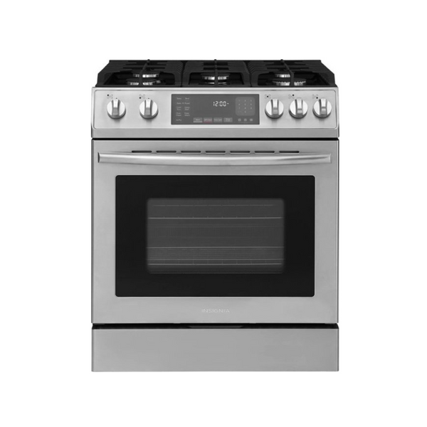 Insignia 4.8 Cu. Ft. Slide-In Gas Convection Range with Self Clean and Air Fry