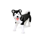 Perro de peluche realista, husky siberiano gigante de Melissa &amp; Doug