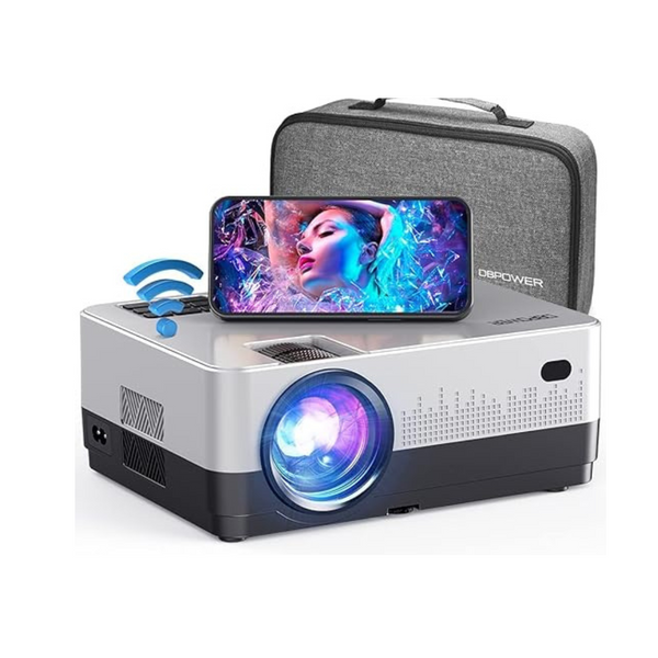 DBPOWER L22 8500-Lumens 7500-Lux LCD Home Theater Projector