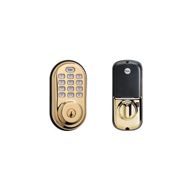 Yale Security Electronic Push Button Deadbolt Fully Motorized