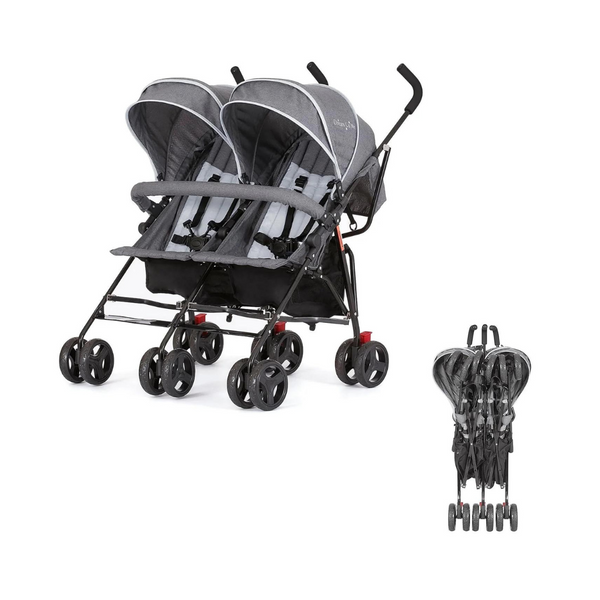 Dream On Me Volgo Twin Lightweight Double Umbrella Stroller