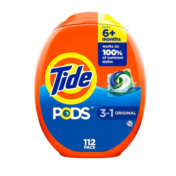 Detergente para ropa Tide PODS (112 cápsulas)