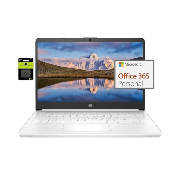 HP 14" HD Laptop (N4120 / 16GB RAM / 128GB SSD)